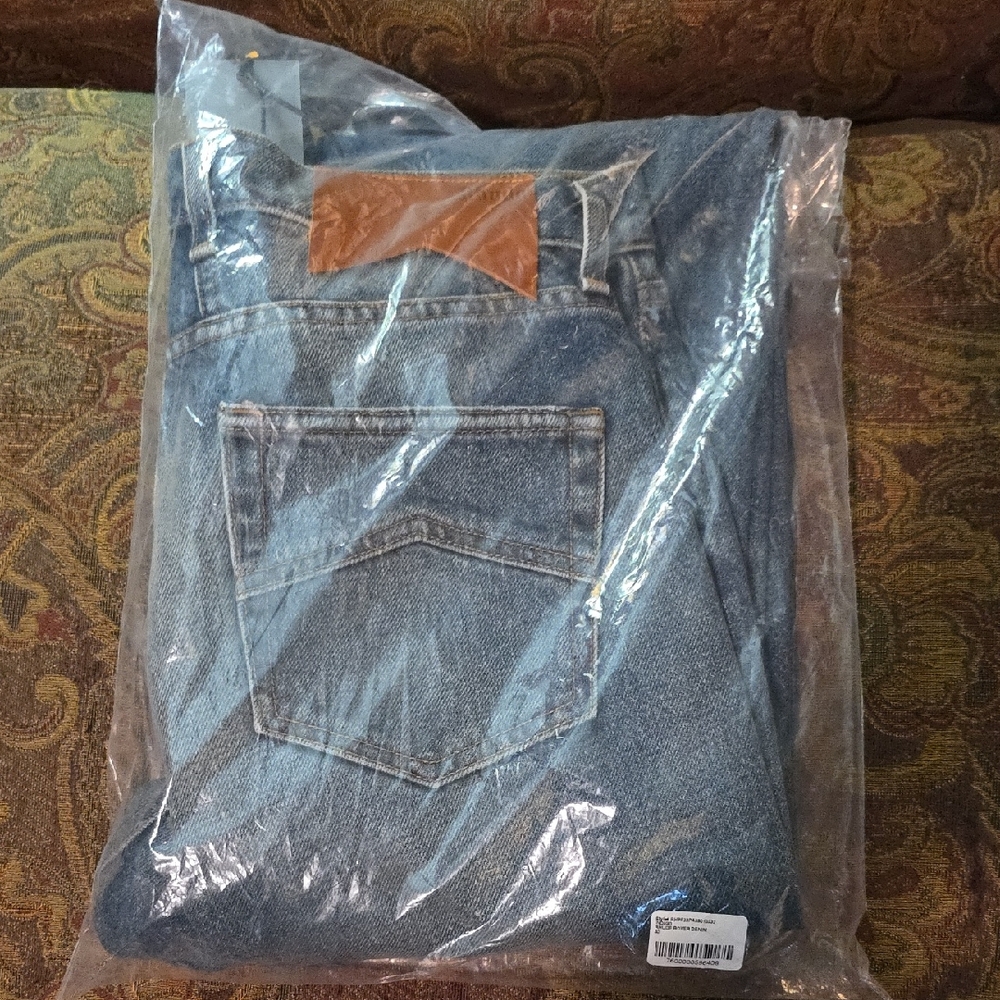 Rhude Blue Straight-Leg Jeans